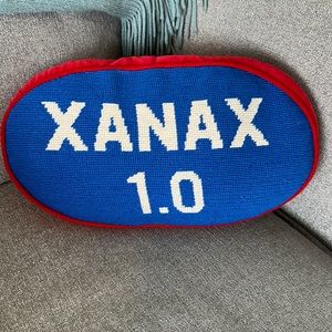 Jonathan Adler Xanax Pill Shape Pillow